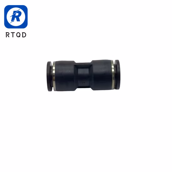  Conexiones de conector rápido para manguera de aire neumática de un solo toque serie PU Conexiones de tubo de PU.  Accesorio neumático PU8